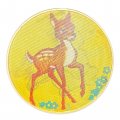 Значок Бэмби. Оленёнок и кролик. Мультфильм (переливашка)