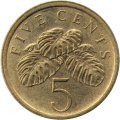 Сингапур 5 центов 1986 год