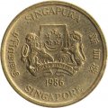 Сингапур 5 центов 1986 год
