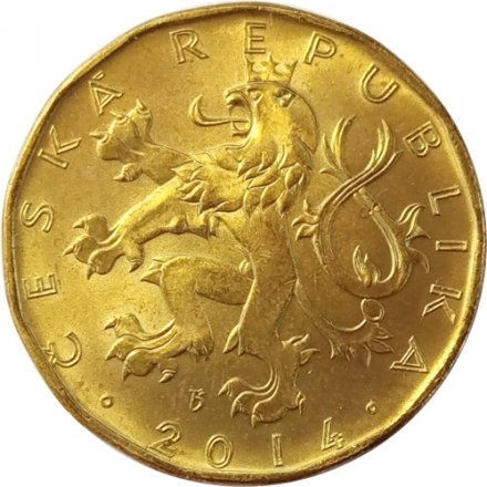 Чехия 20 крон 2014 год - Памятник святому Вацлаву UNC