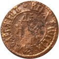 Денга 1704-1712 год Пётр I (1699 - 1725) - VG