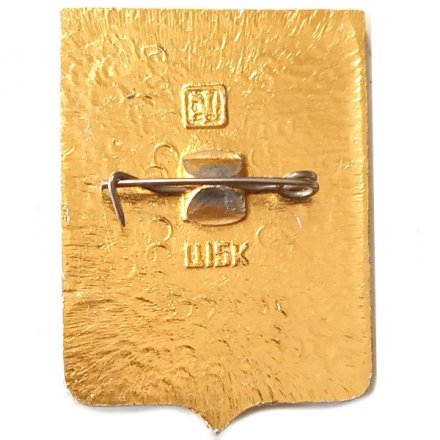 Значок Боровичи. Герб. Серия &quot;Квадраты&quot;