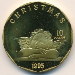 Маршалловы острова 10 долларов 1995 год