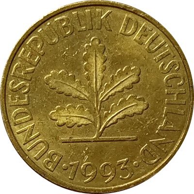 ФРГ 10 пфеннигов 1993 год (J)