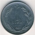 Турция 1 лира 1969 год