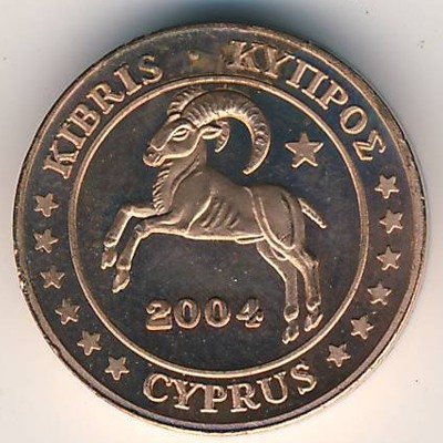 Кипр 1 евроцент 2004 год