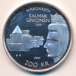 Швеция 200 крон 1997 год