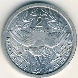 Монета Новая Каледония 2 франка 1949 год