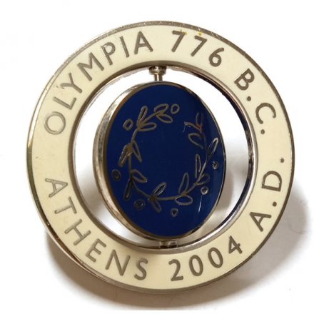 Знак Olympia 776 B.C. - Athens 2004 A.D. Олимпия 776 до н. э. Афины 2004