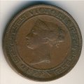 Цейлон 1 цент 1901 год