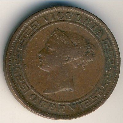 Цейлон 1 цент 1901 год