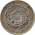 Великобритания 2 фунта 2014 год - История Технологических достижений