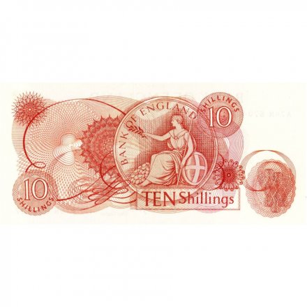Великобритания 10 шиллингов 1966- 1970 год UNC