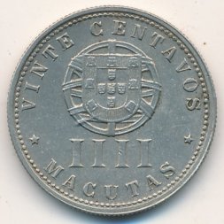 Ангола 20 сентаво 1927 год