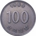 Южная Корея 100 вон 1989 год - Ли Сунсин