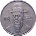 Южная Корея 100 вон 1989 год - Ли Сунсин
