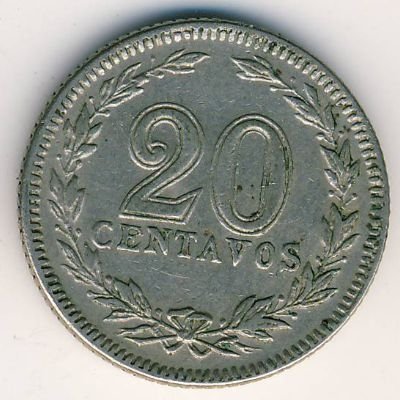 Аргентина 20 сентаво 1941 год