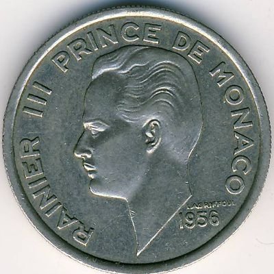 Монако 100 франков 1956 год