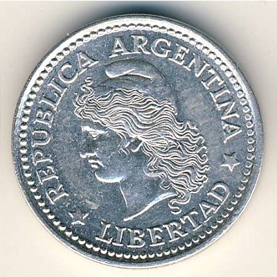 Аргентина 5 сентаво 1974 год
