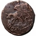 Полушка 1768 год ЕМ Екатерина II (1762 - 1796) - VF+