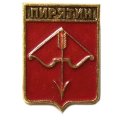 Значок Пирятин. Полтавская область. Герб. Серия &quot;Квадраты&quot;