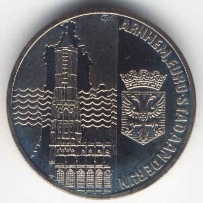 Нидерланды 2 1/2 экю 1991 год - Арнем