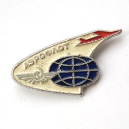 Значок Аэрофлот СССР. ЛМД (тип 3) - VF