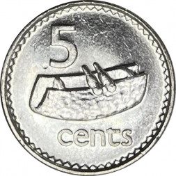 Фиджи 5 центов 2009 год