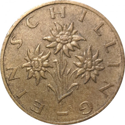 Австрия 1 шиллинг 1988 год