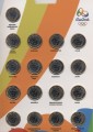 Набор &quot;Олимпиада в Рио 2016&quot; - содержит 17 монет в капсульном альбоме