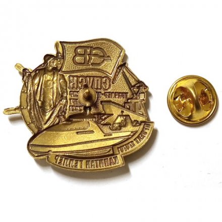 Знак Северная верфь. Капитан Геллер. Спуск (на цанге)