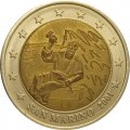 Сан-Марино 2 евро 2001 год - Проба