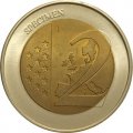 Сан-Марино 2 евро 2001 год - Проба
