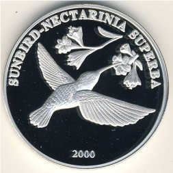 Монета Конго, Демократическая республика 10 франков 2000 год