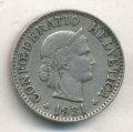Швейцария 10 раппенов 1931 год