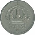Швеция 25 эре 1949 год - Король Густав V