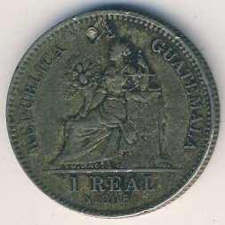 Гватемала 1 реал 1912 год