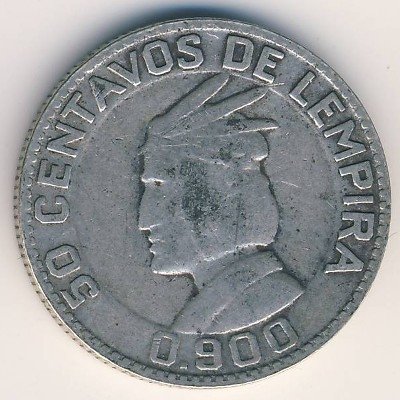Гондурас 50 сентаво 1932 год