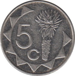 Намибия 5 центов 2007 год
