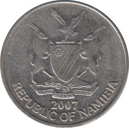 Намибия 5 центов 2007 год