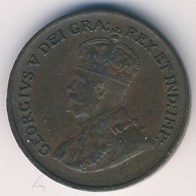 Канада 1 цент 1932 год