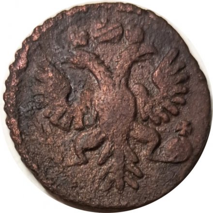Полушка 1734 год Анна Иоанновна (1730 - 1740) - F