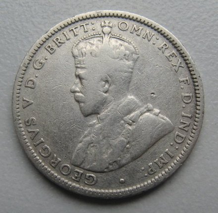 Австралия 1 шиллинг 1916 год - Король Георг V