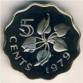 Свазиленд 5 центов 1979 год