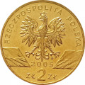 Польша 2 злотых 2005 год - Филин