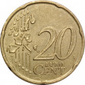 Франция 20 евроцентов 2002 год - Девушка-сеятель