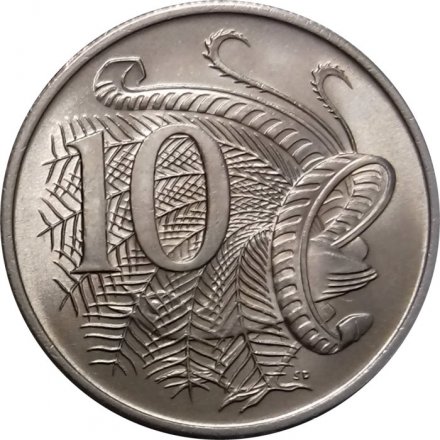 Австралия 10 центов 1966 год UNC