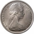 Австралия 10 центов 1966 год UNC