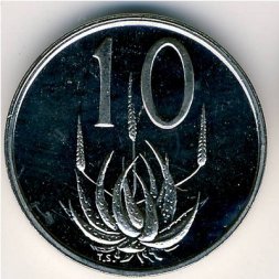 ЮАР 10 центов 1977 год