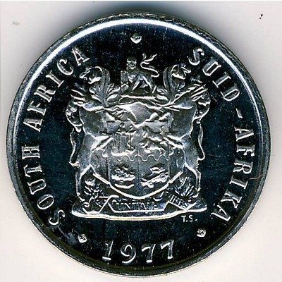 ЮАР 10 центов 1977 год